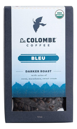 La Colombe Bleu Dark Roast - Café En Grano Entero, 12 Onza.