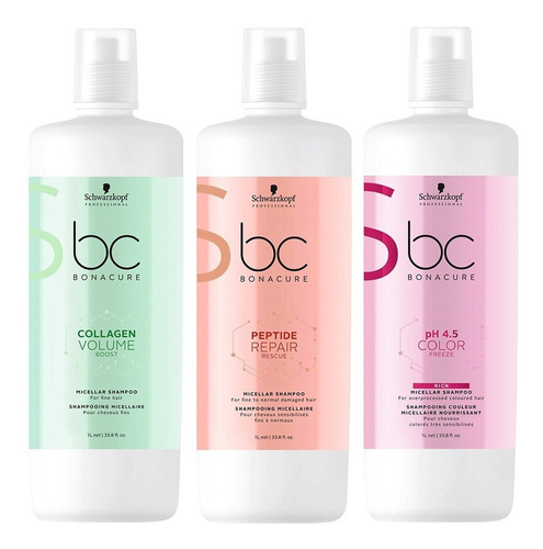 Shampoo Bonacure Repair Schwarzkopf Profesional X1000