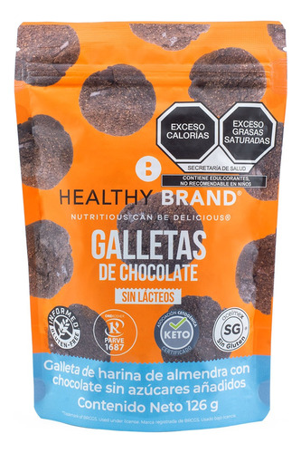 Healthy Brands Galletas Con Chocolate Keto 126 Gr