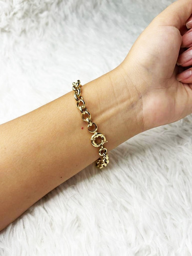 Pulseira Elo Português 10 Gramas Ouro 18k 750 Comprimento 19 Cm Cor Amarelo Diâmetro 0 Cm