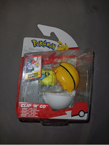 Pokémon Clip N Go Mareep 2-inch Battle Figura Con Pokebola