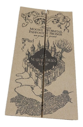 Mapa Del Merodeador Harry Potter Hp Nacional 16 Cm 