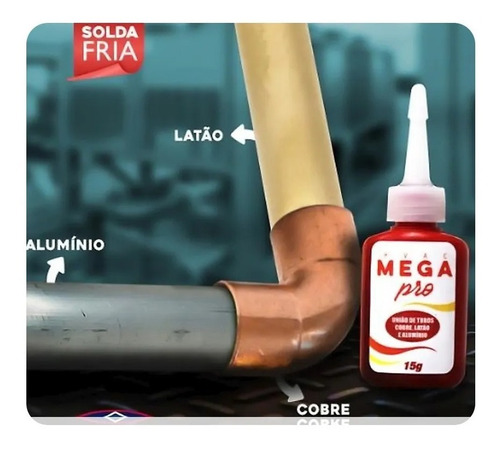 Imagem 4 de 7 de Solda Fria Hvac Super Mega Pro Para Tubos Cobre E Aluminio