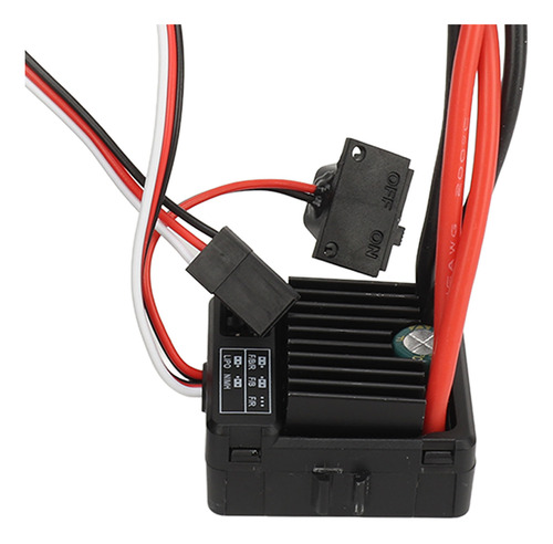 Combo De Motor Escovado 550 E Pente Esc 60a Para Tamiya Drag