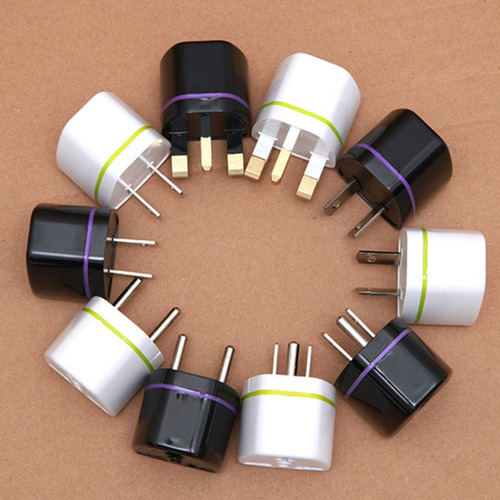 Adaptador Us Plug México De Cobre Puro Blanco