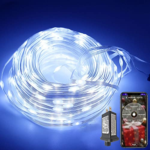 Luces De Hada De Cuerda De Pvc De 98 Pies 300 Led Contr...