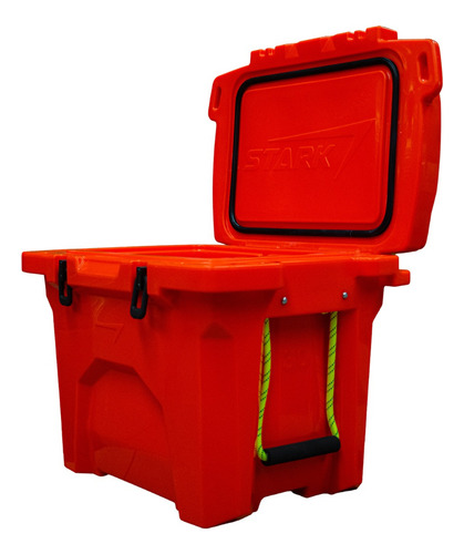 Hielera 28 Litros Universal Off Road Compatible 30qt Gris Color Naranja