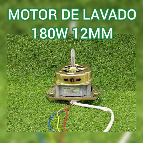 Motor De Lavado 180w 12mm Para Lavadora Semi-automática 