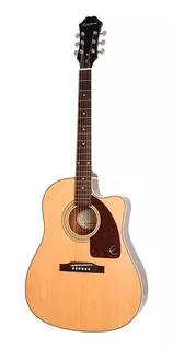 Guitarra Electroacústica Epiphone AJ-210CE para diestros natural