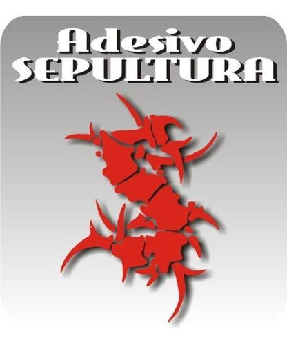 Adesivo Sepultura Personalizado