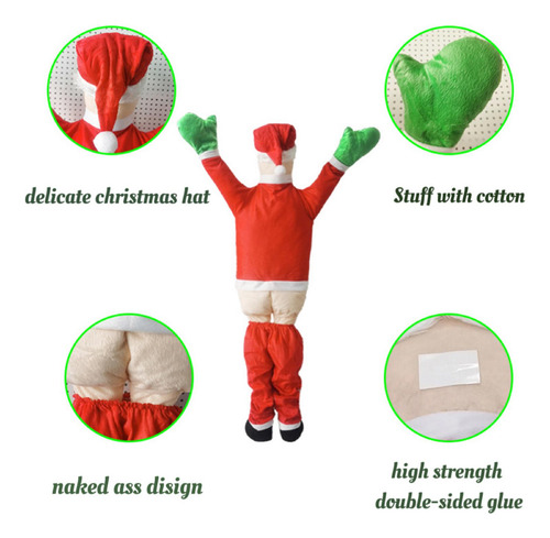 Figura De Muñeca De Navidad De Papá Noel, Altura 170cm