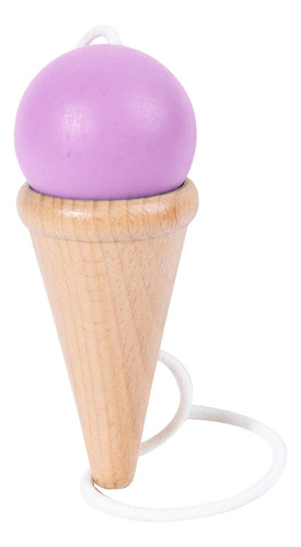 2 Bolas Kendamas De Madera Kendamas Bola Y Taza Violeta