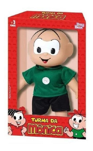 Boneco New Cebolinha Clássicos 40 Cm Turma Da Mônica