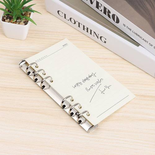 Carpeta De Archivos Con Hojas Sueltas, Con Clip, Aros Para E