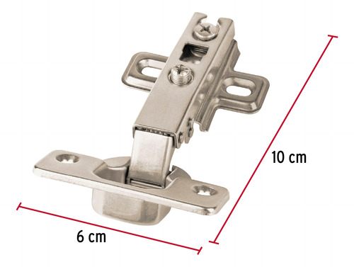 Bisagra Bidimensional 110° C/completa 2 Pz Hermex 43157