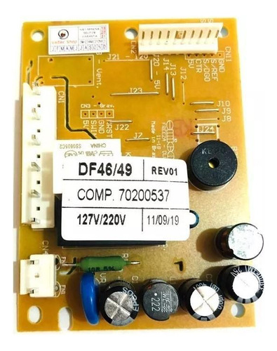 Módulo Placa Geladeira Electrolux Df46 Df49 70200537 Bivolt