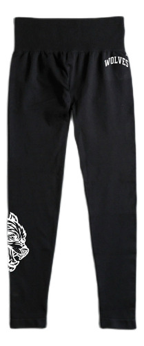Leggings Deportivos Darc Para Mujer, Con Logotipo De Lobo, C