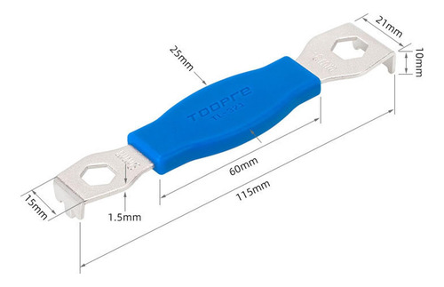 4 Llave Para Tuercas De Platos De Mango Cubierto De Pp