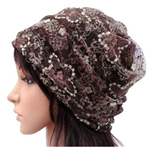 Gorro Tipo Bandana De Invierno Para Mujer, Turbante, De Enca