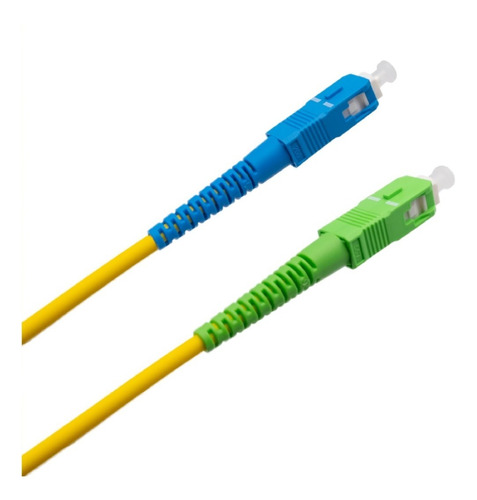 Cable Patch Fibra Optica Sc/apc-sc/upc 5mts / Crisol Tecno