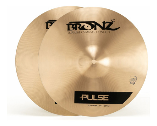 Prato Odery Bronz Hi Hat 14 - B20 - Pulse Series Cor Bronze