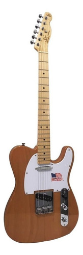 Guitarra eléctrica SX Alder Series FTL ALDER telecaster de aliso 2000 natural brillante con diapasón de arce