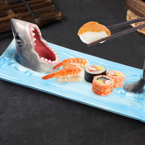 Plato De Sushi De Tiburón, Tabla De Queso Bocadillos