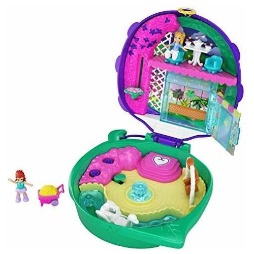 Polly Pocket Pocket World Lil Rladybug Garden Compact, 2 