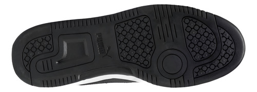 Puma Rebound V6 Mid Para Caballero Color Blanco, Negro