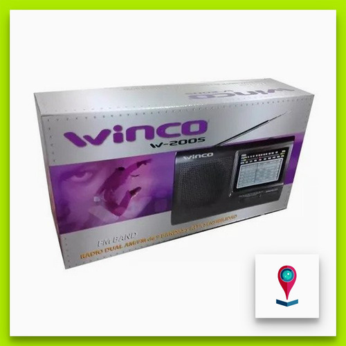 Radio Winco W-2005 Portatil Am Fm Pilas O Cable Analógica Ep