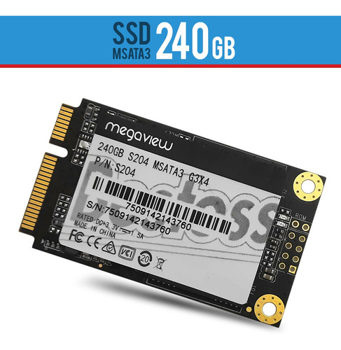 Imagem 1 de 1 de Hd Solido Ssd 240 Gb Compativel Para Pc Ou Mac