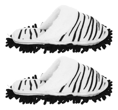 1 Par De Pantuflas Para Limpieza De Suelos, De Chenilla, Mop