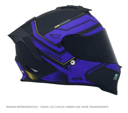 Casco X-sports V151 Morado. Varios Diseños  Nuevo Ingreso!!!