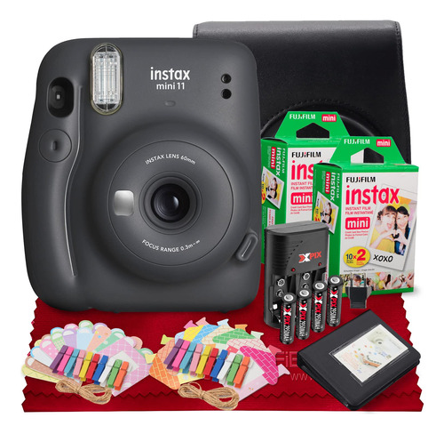 Camara Pelicula Instantanea (gris Carbon) Instax Mini (40