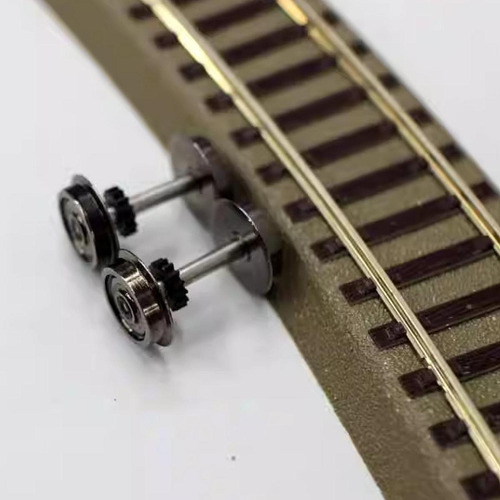 Juego De Ruedas De Metal Para Tren Profesional, 2 Piezas,