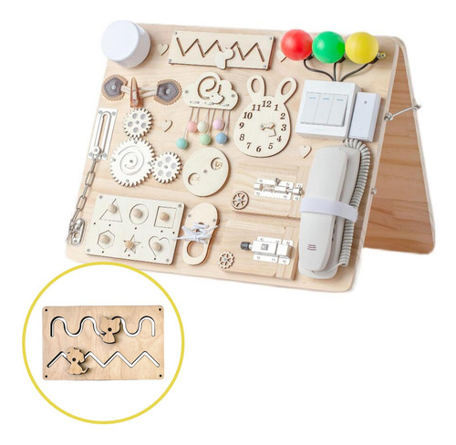 5 Montessori Busy Board, Accesorios De Bricolaje, Material