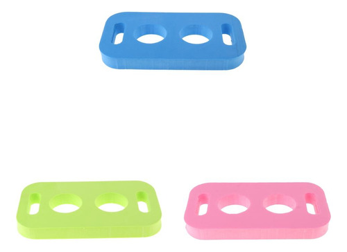 3 Pedazo De Conector Azul