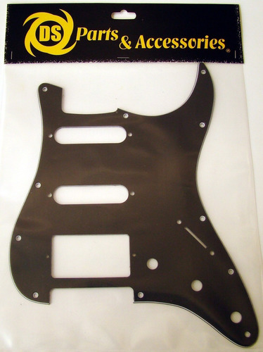 Pickguard Tricapa Stratocaster Hss Ds Parts Negro Ds-a29