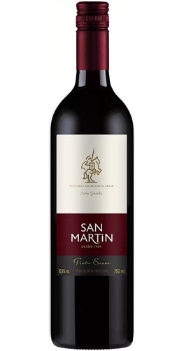 Imagem 1 de 4 de Vinho Tinto Mesa San Martin Suave 750ml Nacional