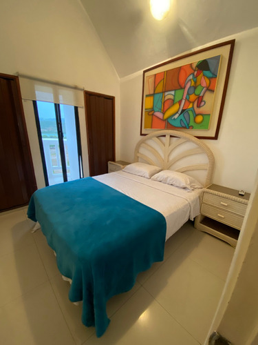 Imagen 6 de 9 de Acogedor Apartamento Alquiler Vacacional Con Hermosa Piscina Conjunto Residencial La Otra Banda