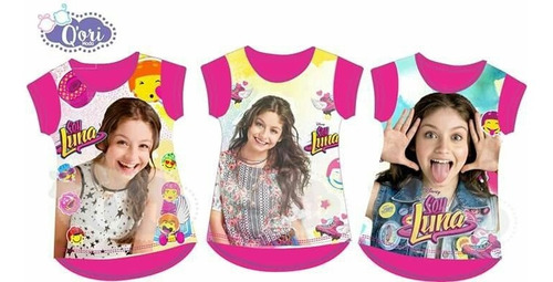 Polos De Algodón Estampado Soy Luna