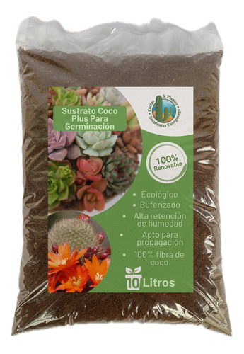 Sustrato De Coco Para Plantas 10 Litros