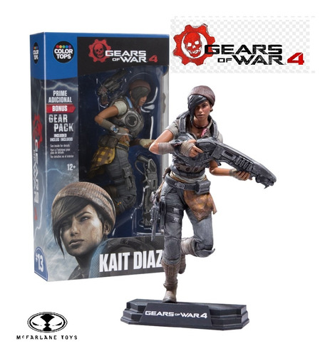 Gears Of War 4: Kait Diaz. Mcfarlane Toys. 2016.