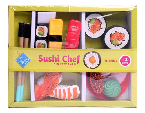 Juego De Comida Sushi Chef El Duende Azul