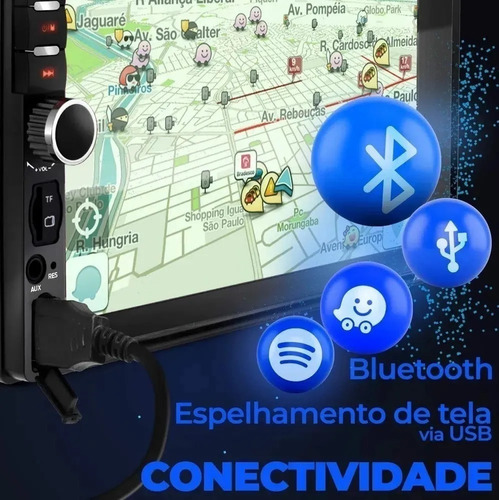 Central Multimidia Kit Radio Som Idea Linea Marea Mobbi