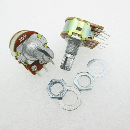 Potenciometro Doble Estereo Wh148 Arduino Pic Raspberry