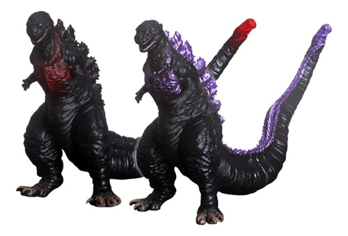 Set Figuras Shin Godzilla 2 Pzas Atomic Blast Gojira 17x28cm