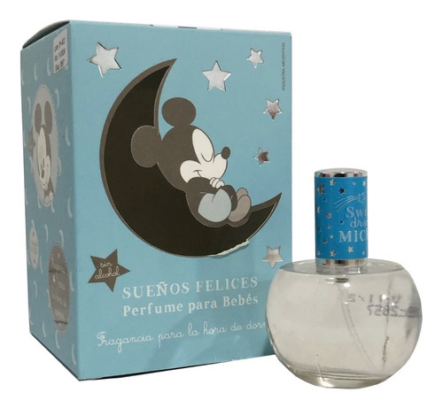 Imagen 1 de 8 de Perfume Disney Bebe Sueños Felices Mickey 50ml.