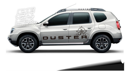 Calcomania Renault Duster Lateral Brujula