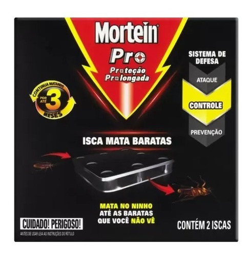 Mortein Pró Armadilhas De Baratas 1 Caixa Com 2 Unidades